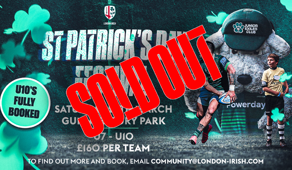 St. Patrick's Party Festival officially sold out!